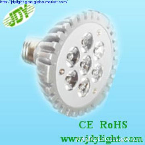 Shenzhen factory 30degrees 7W PAR30 E27 LED par light